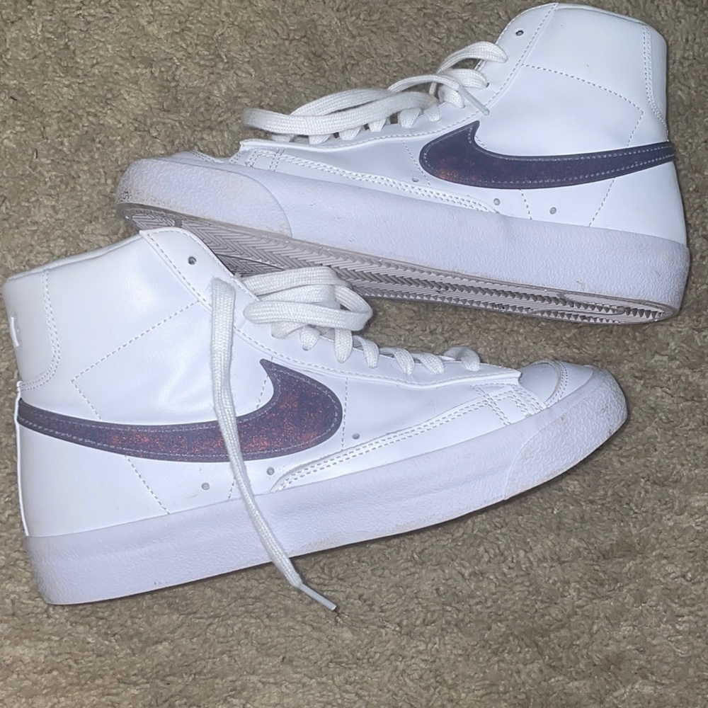 Women’s Purple Glitter Nike Blazer Mids